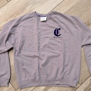 Champion Purple Crewneck Sweatshirt
